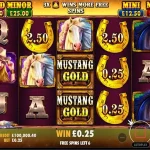 Kuda Liar, Kilau Emas dan Hadiah Menarik di Mustang Gold