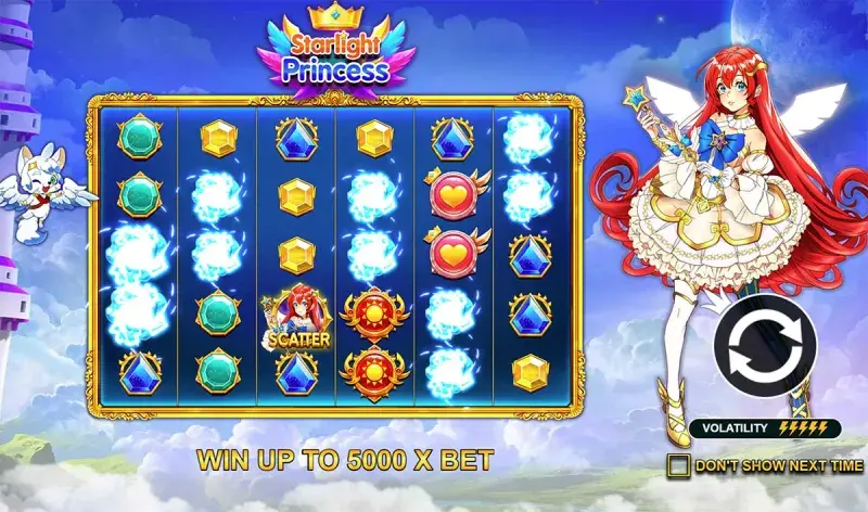 Pesona Putri Langit Menawan di Starlight Princess OLE777